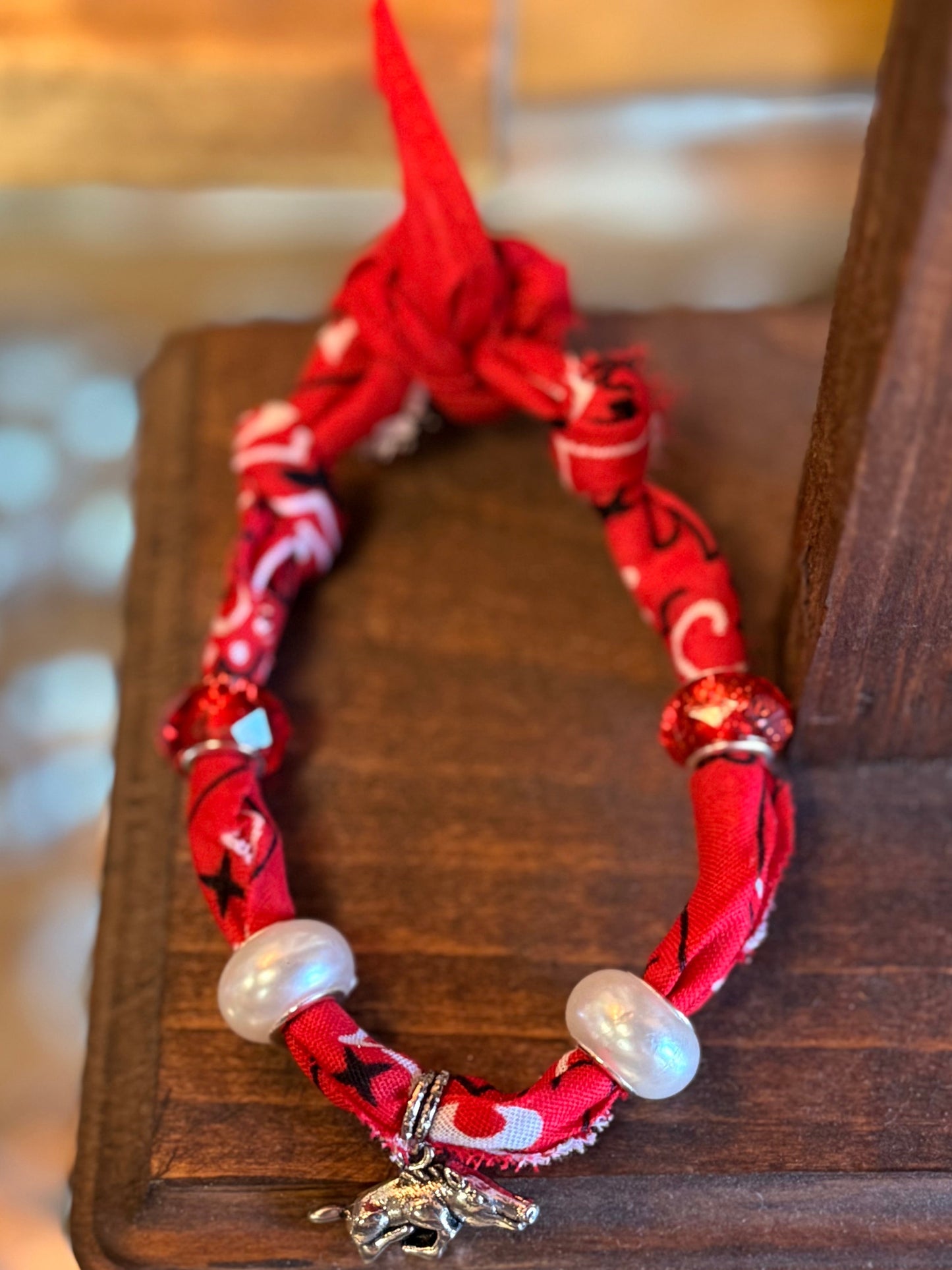 Razorback Bandana Bracelet