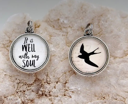 It is Well With my Soul Art Pendant