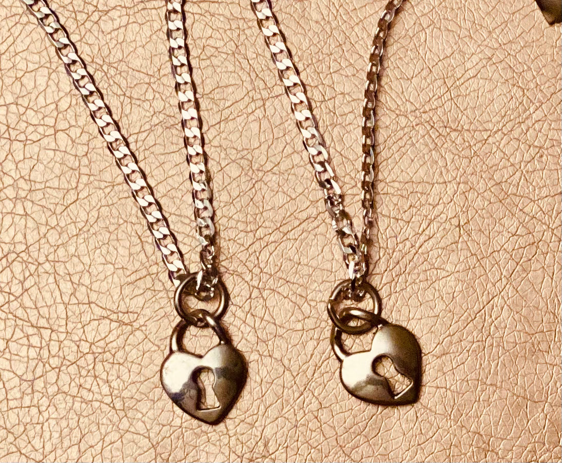 Sterling Silver with Dainty Heart