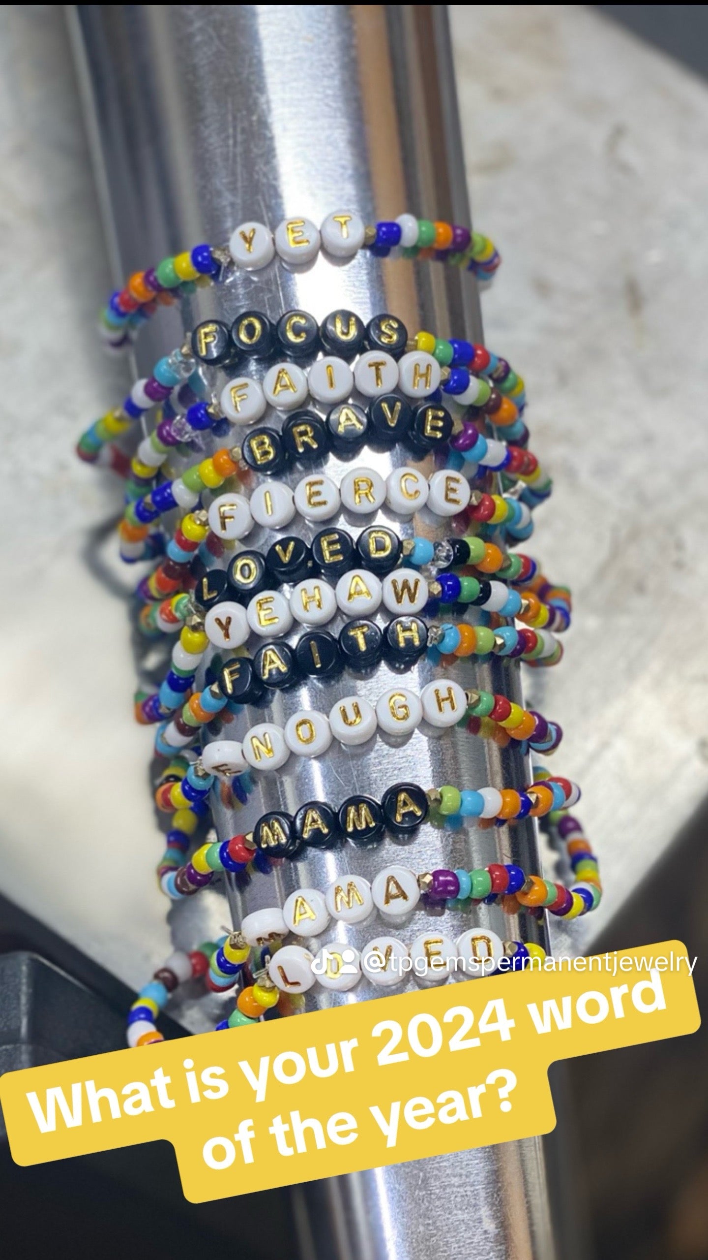 Affirmation Beaded Bracelets