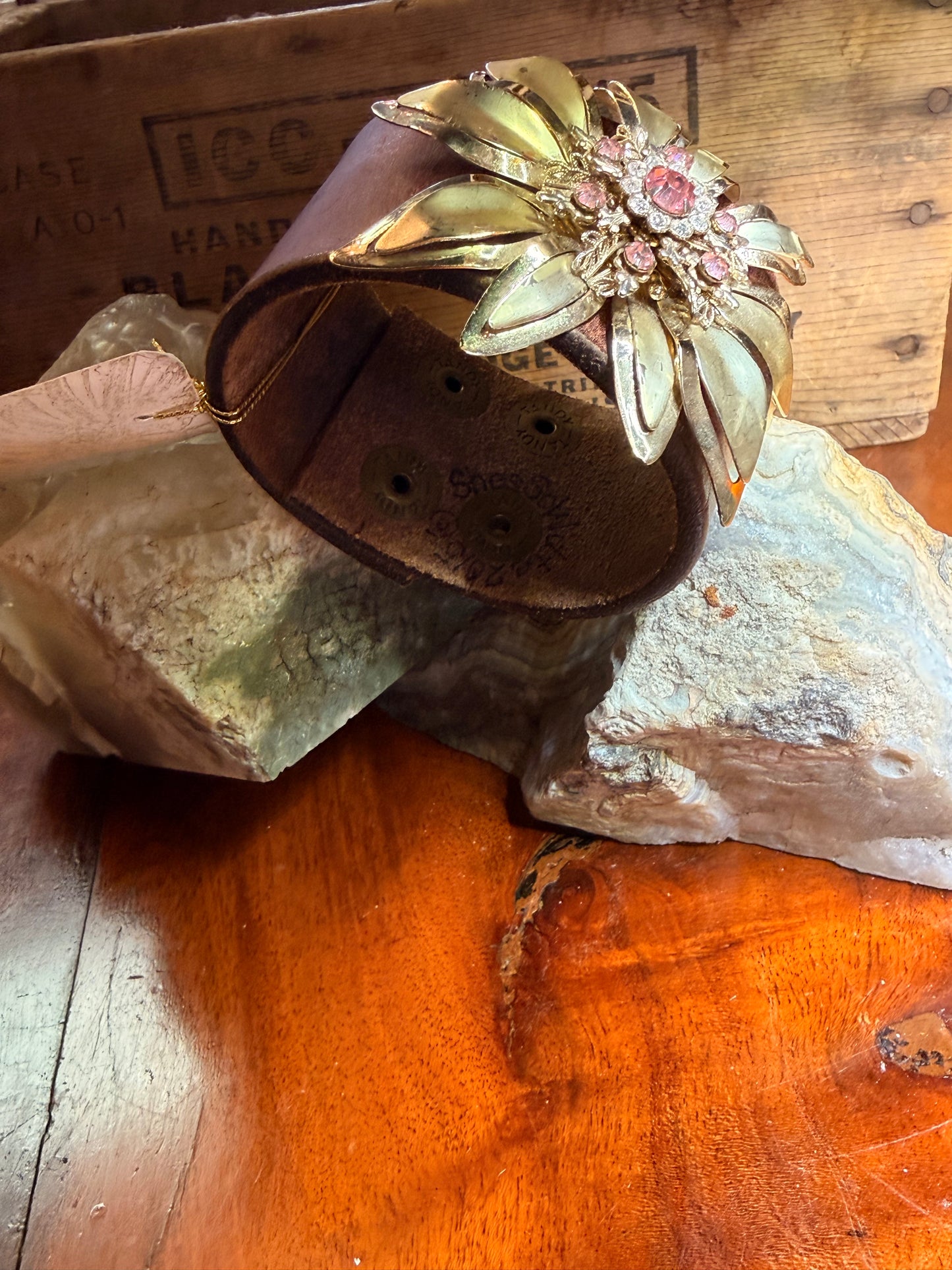 Reclaimed Heirloom Cuff – Blush Heirloom  (One of One)