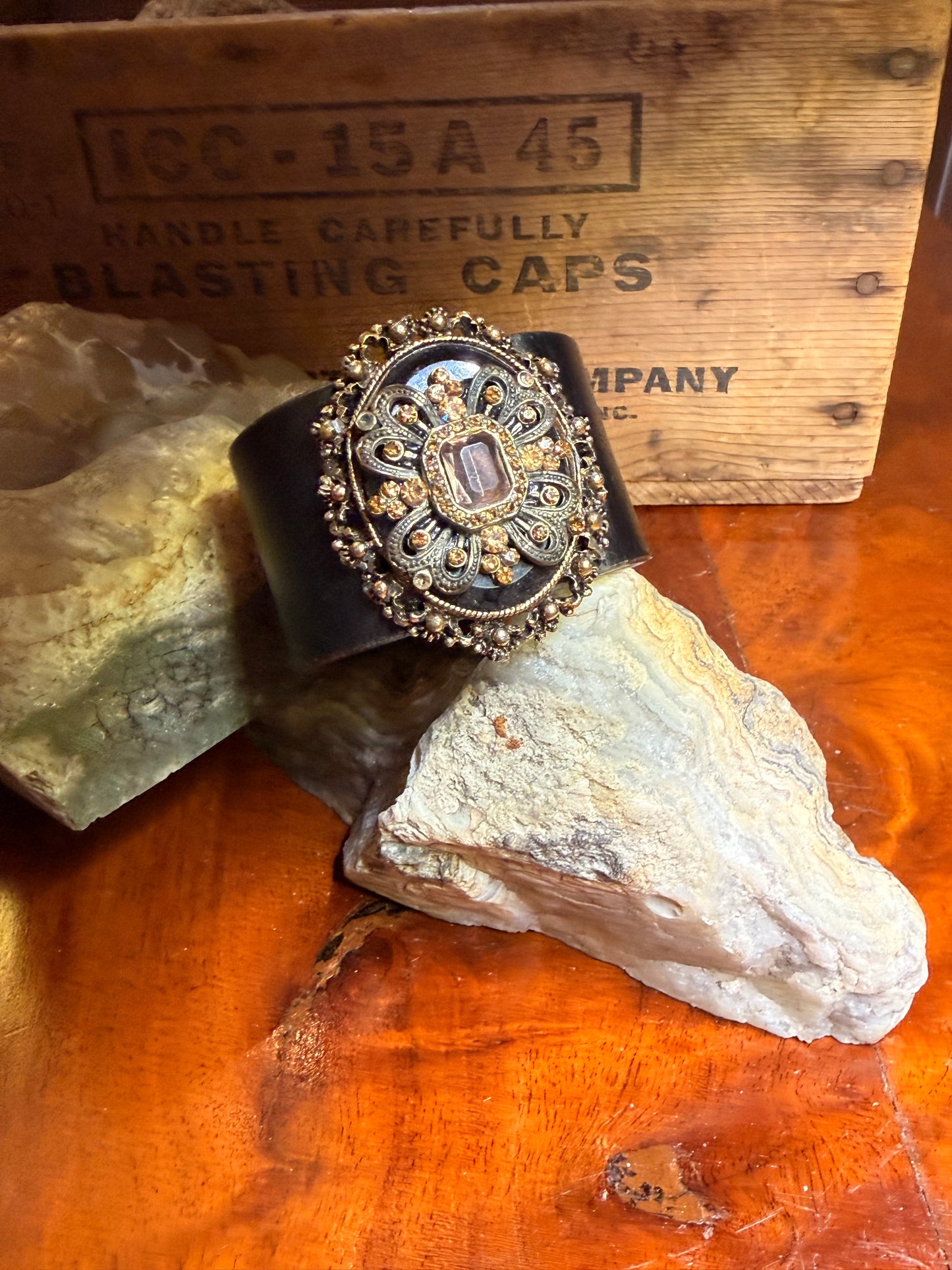 Reclaimed Heirloom Cuff – Gilded Memory (One of One)