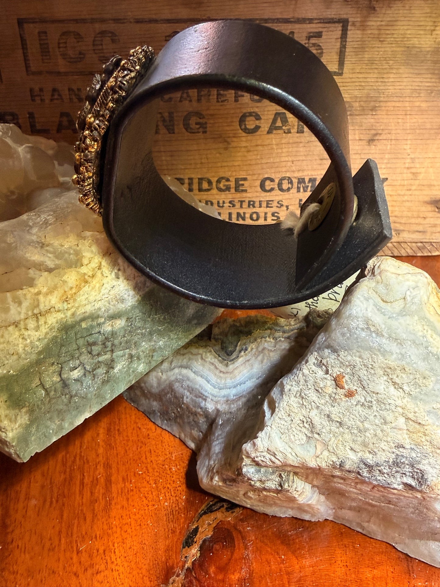Reclaimed Heirloom Cuff – Gilded Memory (One of One)
