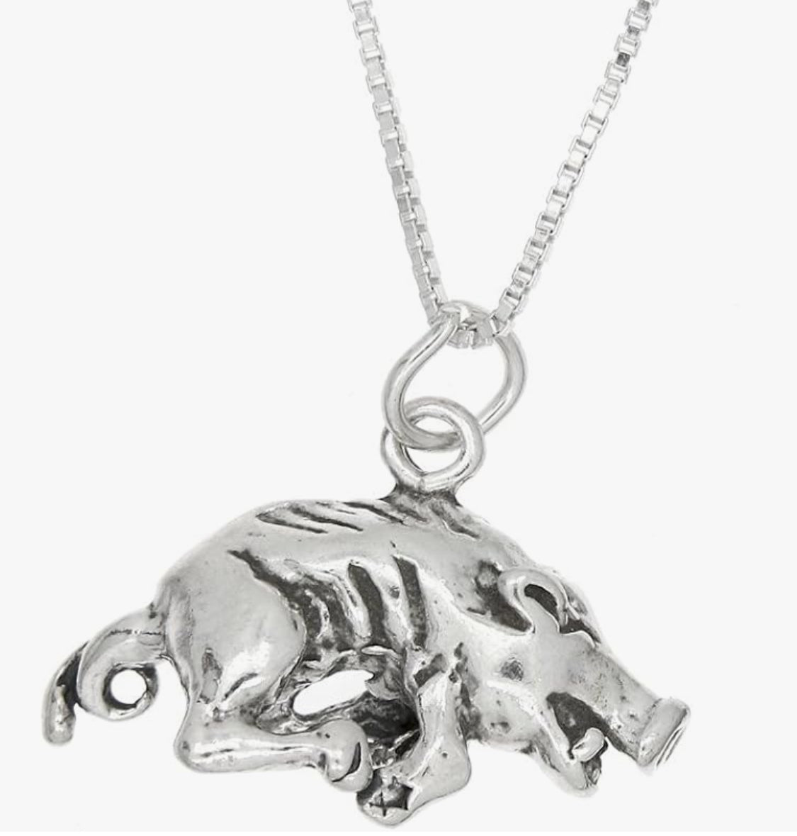 Sterling Silver Razorback Necklace