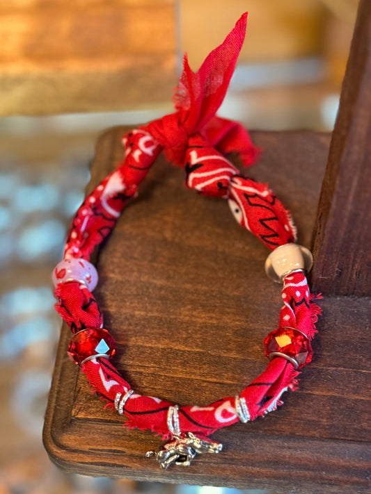 Razorback Bandana Bracelet
