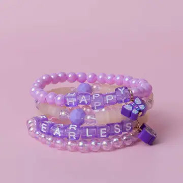 Purple Happy Jar DIY Bead Kit