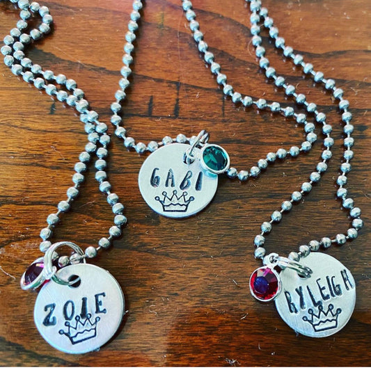 Queen Ann Personalized Necklaces