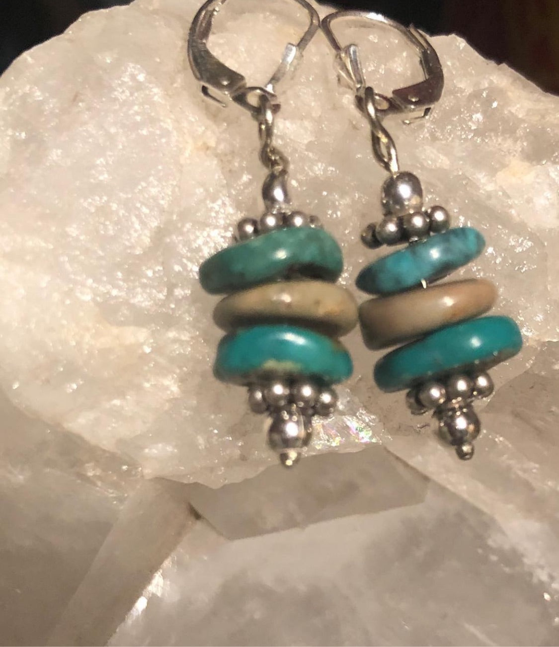 Hubei Turquoise Earrings